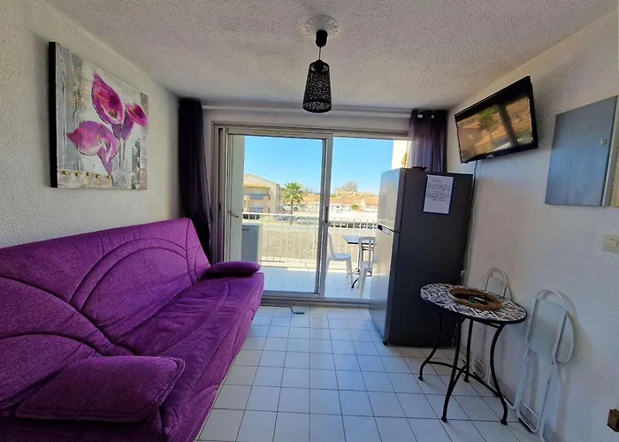 Apartment 2 Pieces Avec Piscine, Parking Prive Et Acces Direct A La - Fr-1-387-50
